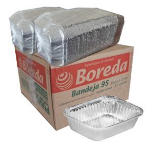 BANDEJA DE ALUMINIO 220ML BOREDA B95 CAIXA 200 UNID.