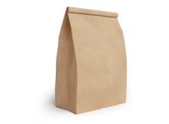 SACO KRAFT PARA DELIVERY PACK PEL TAMANHO G 24X15,5X31CM PCT COM 50 UNIDADES