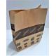 SACO PARA DELIVERY KRAFT IMPRESSO TAMANHO M 19X12X26CM DIFFATO PCT COM 100 UNIDADES